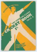 ‘Bodyline’. Australia v England 1932/33. ‘The Sporting Globe Cricket Book 1932/33’. Compiled by E.