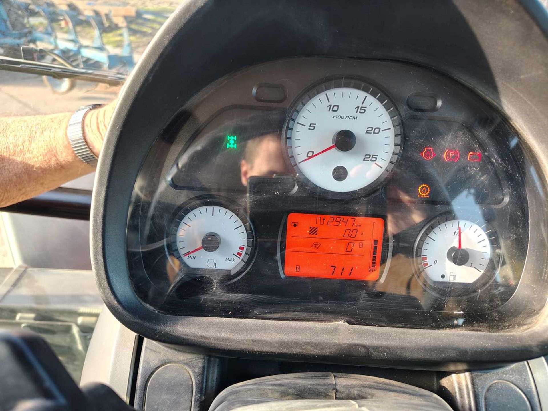 Massey Ferguson 5710, 711 working hours. 920/85/R34. Reg number AE67 ...