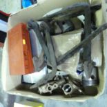 Metalware to include engine components, wall brackets etc