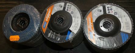 Three bundles of Norton Clipper 100 x 16mm angle grinder blades