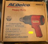 An AC Delco heavy duty 1" composite impact wrench (new)
