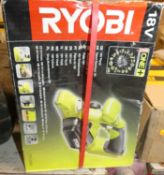 A Ryobi 18volt battery operated planer
