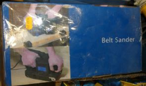 A NuPower NPS730 belt sander