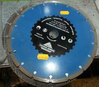 A quantity of 23mm dry cutting diamond disc blades