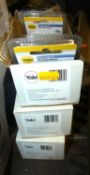 Three boxes of Yale 3.5mm thickness padlocks