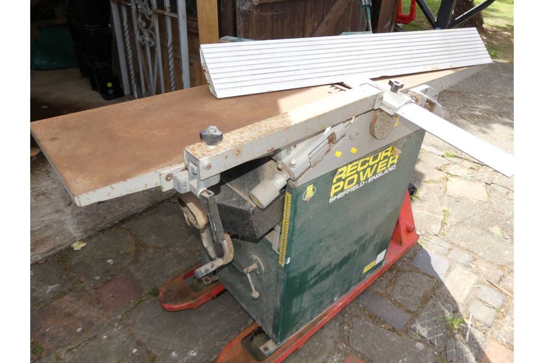 A Record Power single phase planer thicknesser - Image 2 of 3