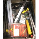 A quantity of mixed tools, rawls, safety equipment etc