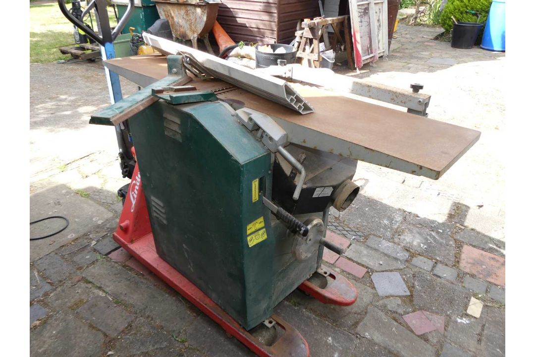 A Record Power single phase planer thicknesser - Image 3 of 3