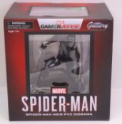 Diamond Select Toys Gallery Diorama Marvel PVC diorama of Spider-man Noir, housed in a plastic-