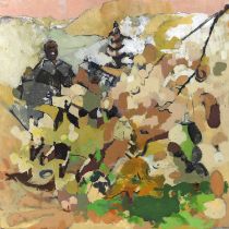 John Bawtree (British, b.1952) - Untitled, oil on board, stamped 'JOHN A. BAWTREE' lower right,