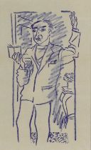 Ceri Richards (British, 1903-1971) - Rev. Eli Jenkins (1971), lithograph in colours, artist's proof,