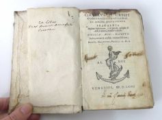 An Aldine Press volume - C. Sallustii Crispi Coniuratio Catilinae et Bellum Ivgurthinvm: fragmenta