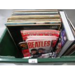Quantity of long playing vinyl records, to include The Beatles ' Help ', ' Beatles for Sale ', ' The