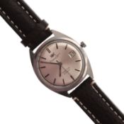A GENTLEMAN'S STAINLESS STEEL AUTOMATIC YACHT CLUB WRISTWATCH BY IWC.