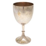 A VICTORIAN SILVER TROPHY CUP, MILITARY INTEREST, GLOUCESTERSHIRE REGIMENT.