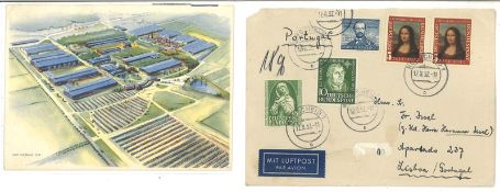 2 frühe Belege BRD 1952.