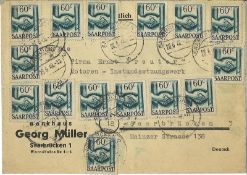 Saarland 1948, Massenfrankatur.