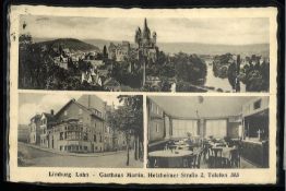 Ansichtskarte / Gasthauskarte "Limburg Lahn - Gasthaus Martin, Holzheimer Straße 2, Telefon 393"
