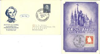 BRD 1953/54, 2x FDC.