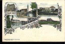 Deutsches Reich, Ansichtskarte Gruss aus Königswartha, Mehrfachansicht, gelaufen.