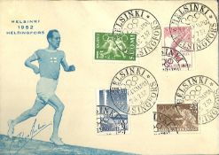 Finnland 1952. Sonderbeleg Sommerspiele 1952.