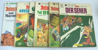 Lot Asteric Comics aus Auflösung. Dabei Asterix und der Arvernerschild, die große Überfahrt, Asterix