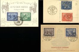 3 Sonderkarten Leipziger Messe