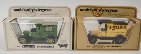 Matchbox "Models of Yesteryear" Modellautos aus Auflösung, dabei insgesamt 2 Stück in OVP.