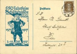 Sonderkarte Deutsches Reich Görlitz 1927.