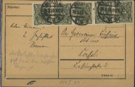 Deutsches Reich 1922, MiNr. 229. 5er Streifen