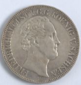 1 Taler, Königgreich Sachsen " Friedrich August", Thunn 327, Silber