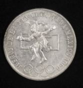 Silbermünze aus Mexiko, 25 Ley (1968), Otto Oro.
