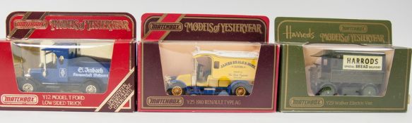 Matchbox "Models of Yesteryear" Modellautos aus Auflösung, dabei insgesamt 3 Stück in OVP.