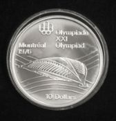 Kanada, 10 Dollar (1976, Montreal), unzirkuliert.