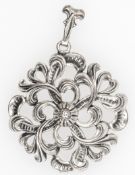 Trachtenschmuck . Brosche, Silber 835. Durchmesser: ca. 38 mm.