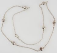 Kette, 830er Silber, Länge ca. 68 cm