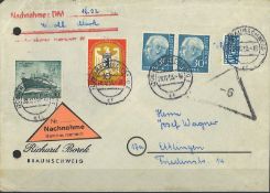 BRD 1955, Heuss 187x waagerechtes Paar! Gestempelt.