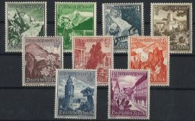 Deutsches Reich 1934. MiNr. 675-683, postfrisch.