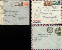 3 Luftpostbriefe Ägypten nach Deutschland.