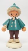 Sandmännchen aus Holz, Erzgebirge (DDR) 1960er/1970er Jahre. Höhe ca. 19,5 cm