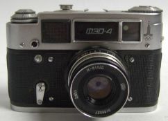sowjetische Messsucherkamera "FED-4" mit Industar -61 52mm f/2.8 Objektiv. Nicht auf Funktion