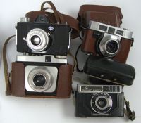 Lot von 4 Kameras, dabei 2x Agfa, Kodak und Certo.