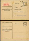 2 historische Postkarten Deutsches Reich, 1x Poststempel Kenzingen (Baden)