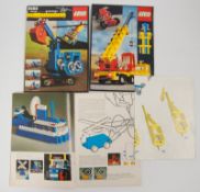 Lot Lego Bauanleitungen, dabei 8888, 8860, 852 etc.