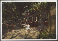 Gasthauskarte "Gaststätte Forsthaus Templin" gelaufen 1942