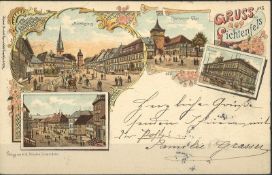 Gruss aus Karte "Lichtenfeld" gelaufen 24.2.1901