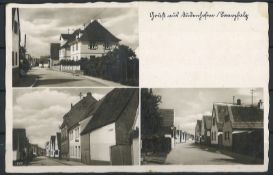 historische Ansichtskarte "Gruß aus Dudenhofen/Pfalz", gelaufen.