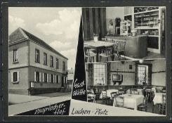 Gasthauskarte "Gaststätte "Bayrischer Hof - Stammtisch Lügenbeidel" Lachen / Pfalz.