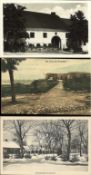 Lot Ansichtskarten aus Auflösung, dabei Ein Fort in Warschau, Ehrenfriedhof in Kowno und Husové