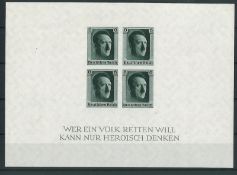 Deutsches Reich 1937. Block 8, postfrisch.